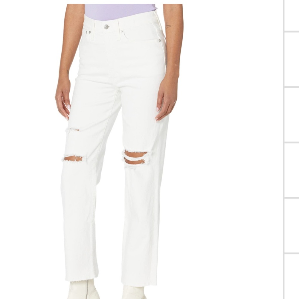 Madewell The Perfect Vintage Jean Ripped Knee Edition